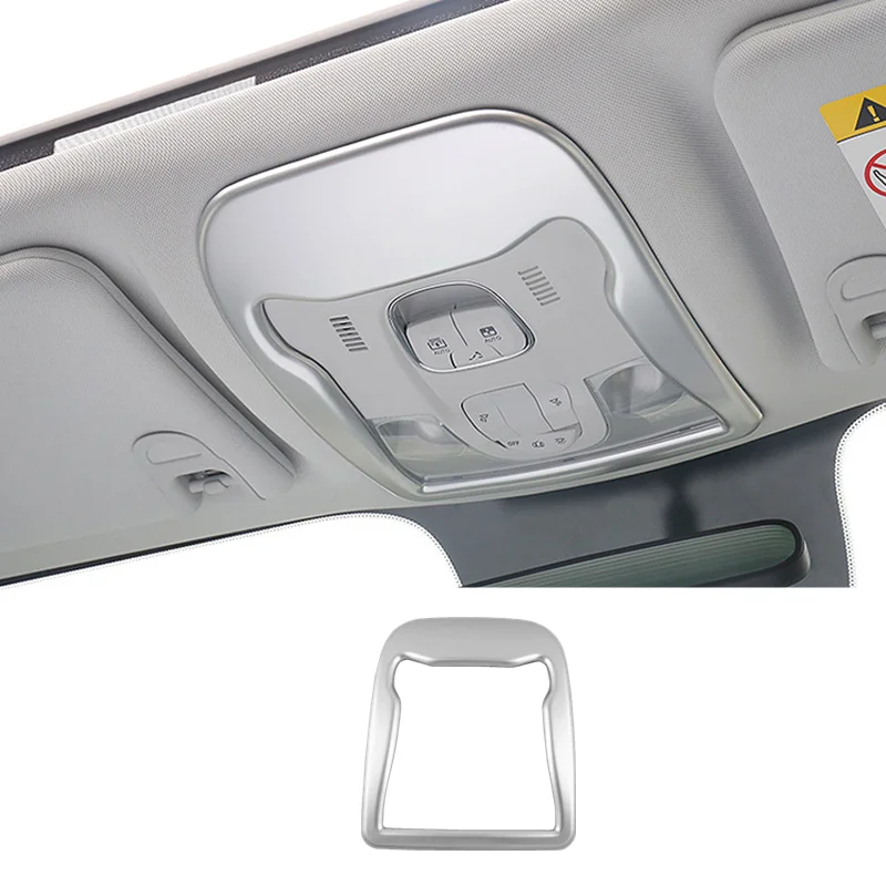 

ABS Matte Car Front Reading Lampshade Cover Trim Auto Accessories Styling Decoration Sticker 2015 2016 2017 For Jeep Renegade