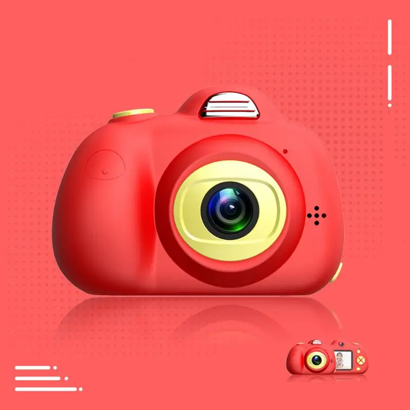 

Kids Camera Toys Gifts For 4~8 Years Old Girls Shockproof Toddler Camera & Camcorder With Soft Silicone Shell For Outdoor Play