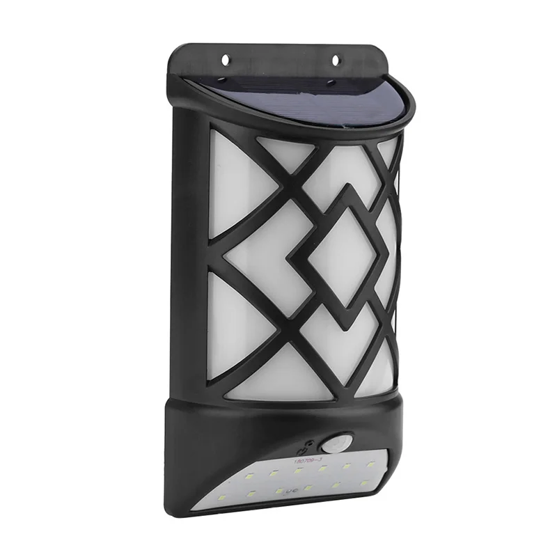 

12LED Solar Lights Outdoor Flames Wall Lights Waterproof Motion Sensor Light Powered Landscape Night Lights for Garden Door Pati