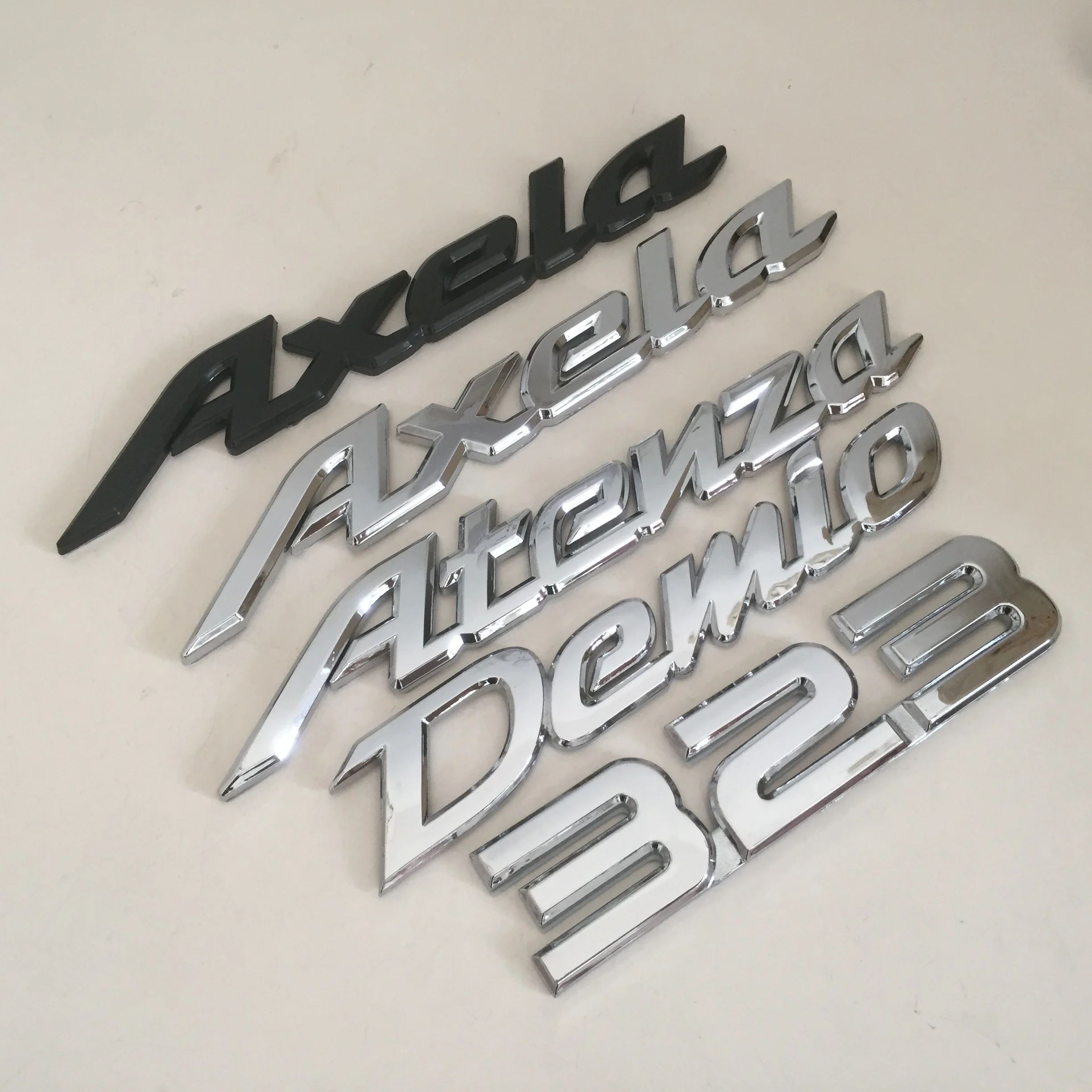 1 шт. Demio Axela Atenza 323 Автомобильный задний багажник stylin ABS бампер письмо эмблема