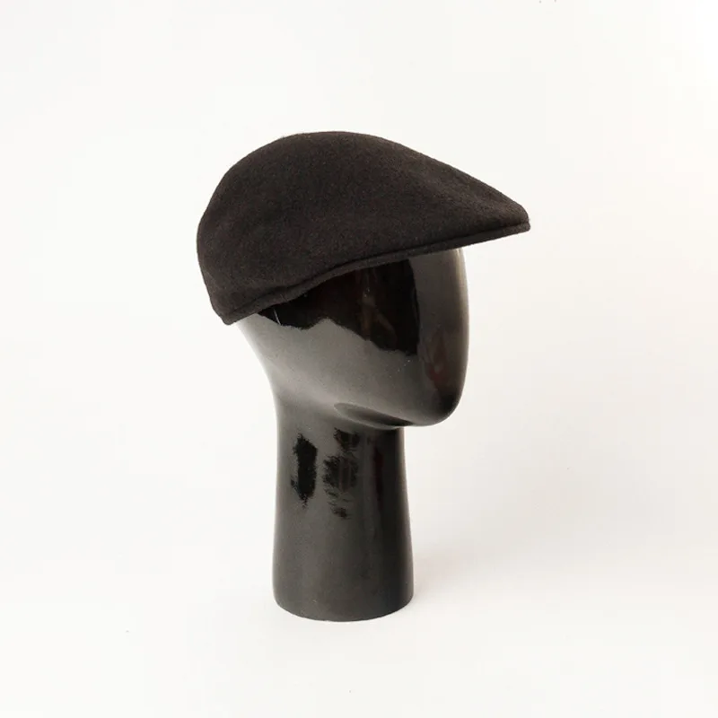 New Simple Casual Wool Duck Cap Worker's Hat Knitted Warm Hat Men and Women's Gender Fashion Spring Autumn Winter Unisex Solid