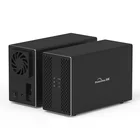 Корпус для двух жестких дисков 3,5 дюйма, корпус для HDD с функцией RAID, USB3.1 Type-C Disk Array Box 2 Bay, резервное копирование данных для ПК