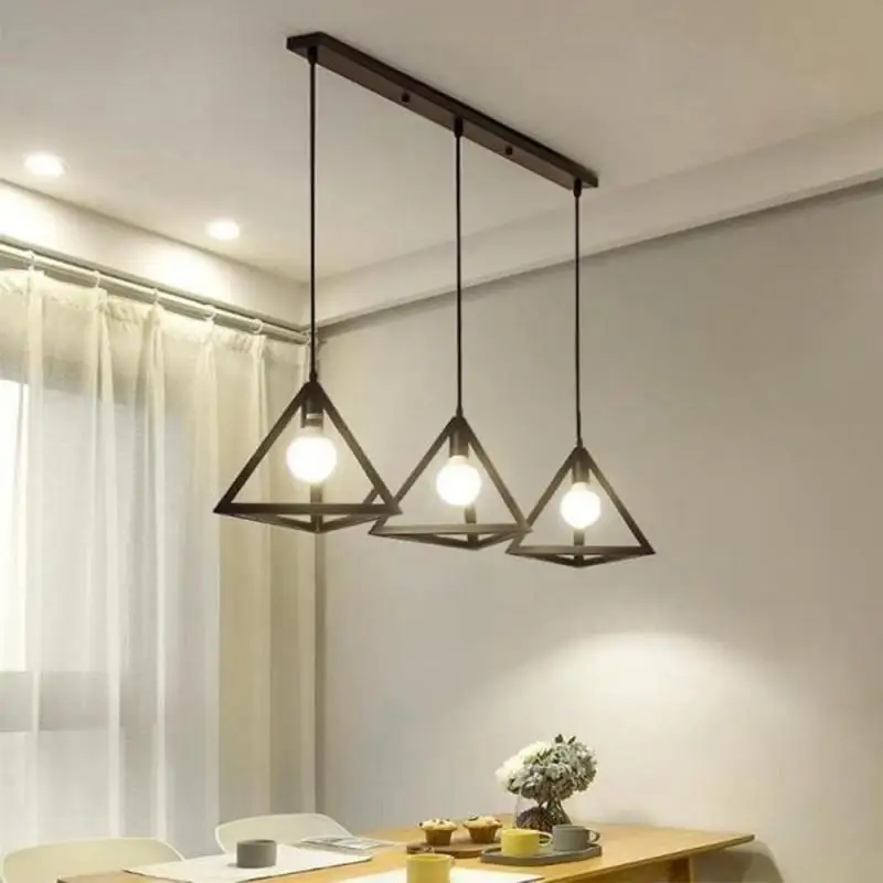 

Nordic Modern Loft Hanging Glass Pendant Lamp Fixtures LED Pendant Lights For Kitchen Restaurant Bar Living Room Bedroom