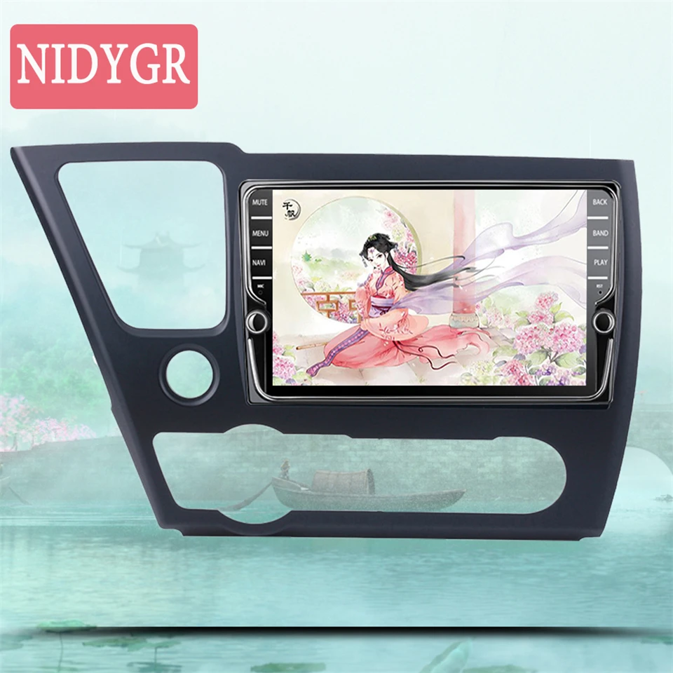 Автомагнитола для Honda Civic 2013 2015 2017 аудиоплеер с GPS магнитофон на Android 10 4 Гб ОЗУ 64 ПЗУ