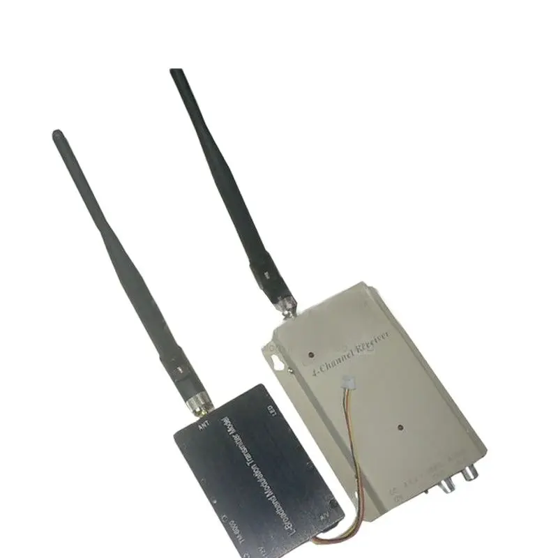 

5W Drone FPV Sender 1.2G Transceiver Video Audio Transmitter Receiver 1200Mhz Transmitting Av Transmission CCTV Transfer
