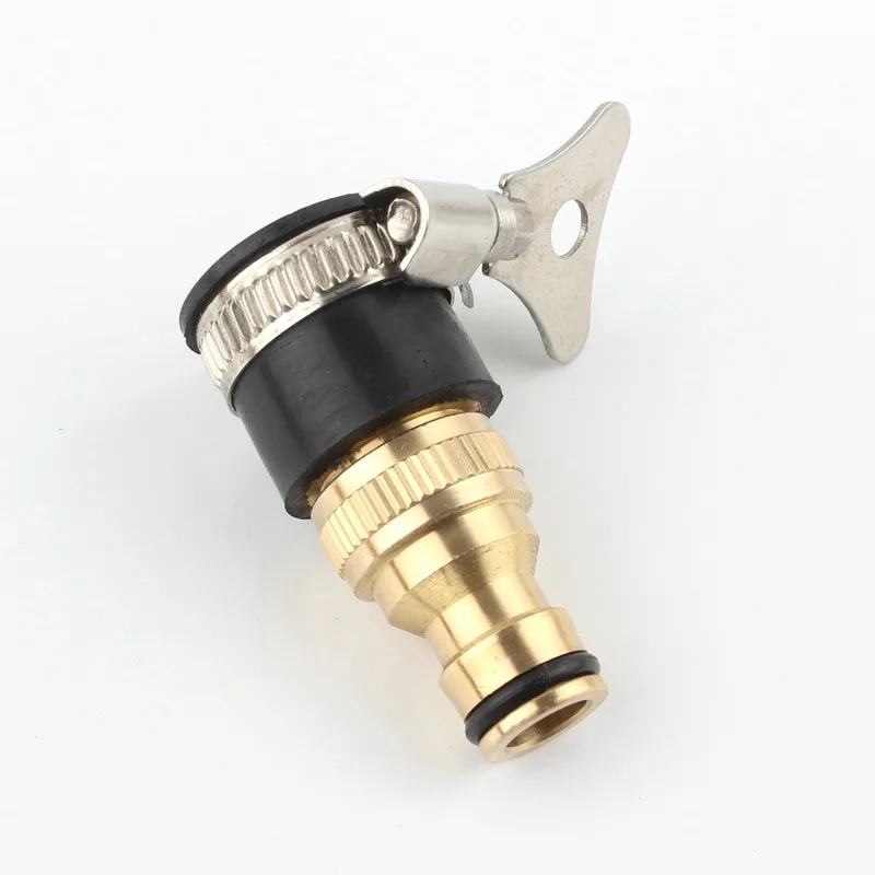 Universal Joint Set 1/2 ''3/4'' медь стиральная машина водяной пистолет соска быстрый разъем 16 мм Шланговое соединение кран переходник для крана орошения сада фитинг - Цвет: Universal Joint Set