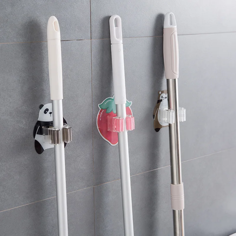 1 шт. Швабра стеновая метла приемник чехол кухонная полка в складной раме трубка