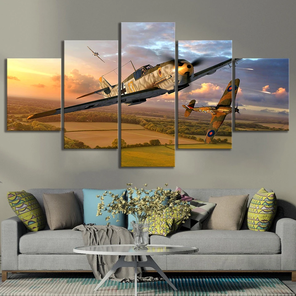 Безрамные Картины военный постер изображение самолета мировые военные самолеты