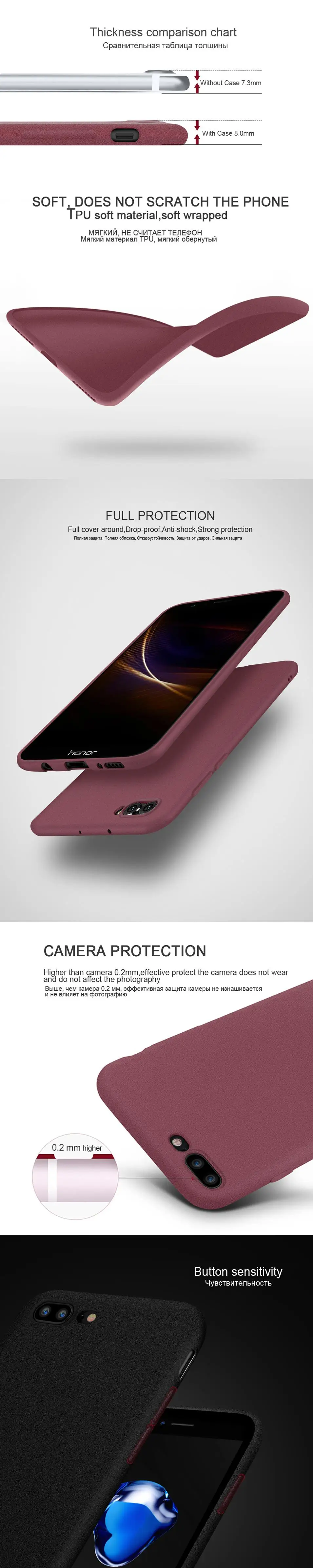 Силиконовый мягкий ТПУ матовый чехол для huawei P20 P10 Lite P20 Pro P30 P9 P8 Lite P Smart Nova 2 Plus 2i 2s чехол для сотового телефона