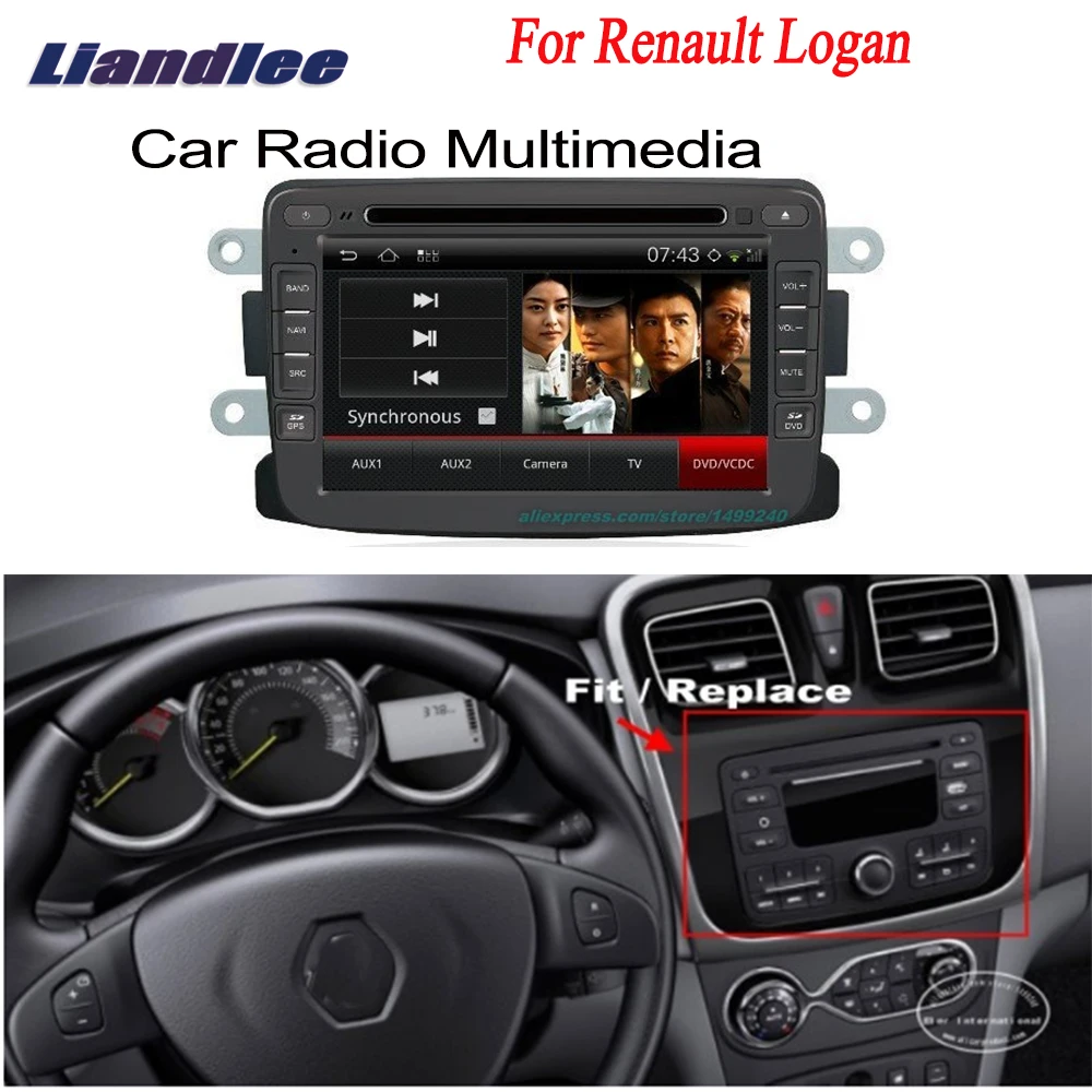 Автомагнитола для Renault Logan 2009 ~ 2012 2013 2014 2015 Автомобильная Мультимедийная система с