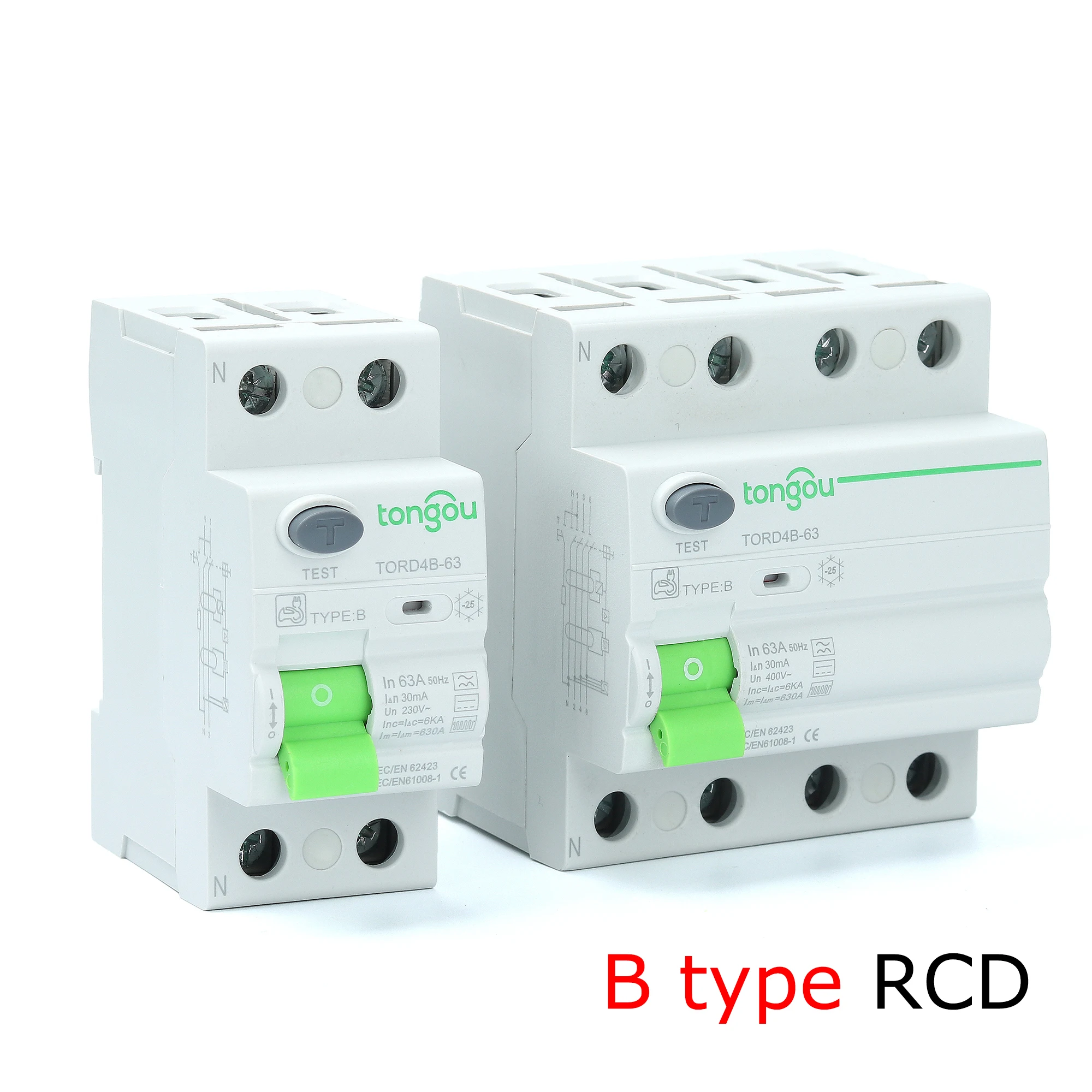 Электрический автомобиль EV зарядка сваи остаточного тока выключатель