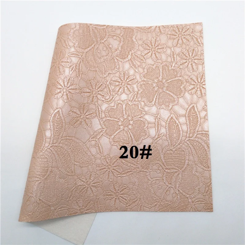 20 Glitterwishcome 21X29 см A4 размер винил для бантов Радужное тиснение цветы кожа ткань искусственная кожа листы для бантов, GM604A - Цвет: 20