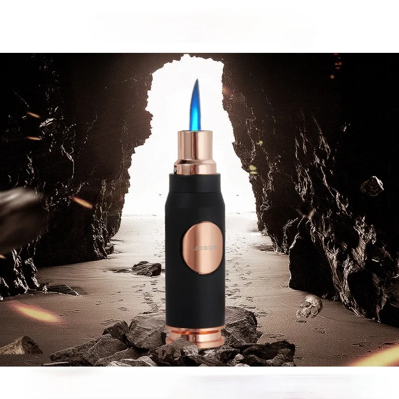 

New JOBON Bullet-shaped Gas Lighter Jet Multi-purpose Butane Gas Torch Lighter Spray Gun Cigar Smoking Accessories Men’s Gifts