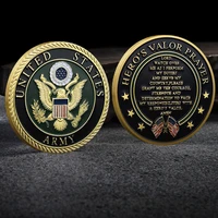 u s army army commemorative coins heroesprayer foreign trade metal paint medals
