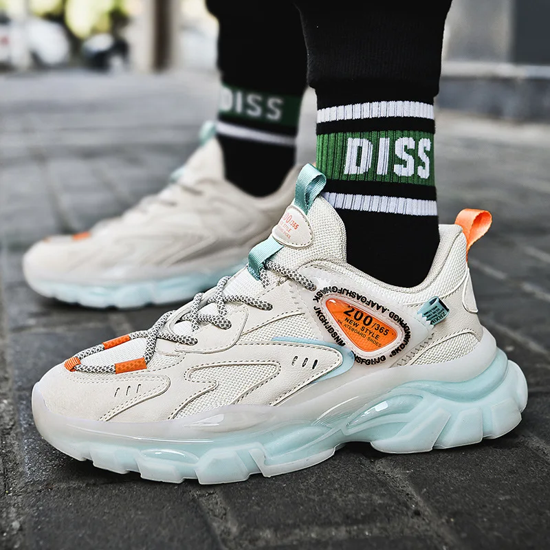 Sneakers Men Sports and Leisure Air Male Running Shoes Fashion Breathable Non-Slip White Trainers 2021 New Zapatillas Hombre