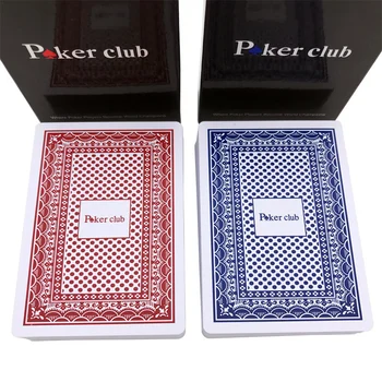 New Hot 2 Sets/Lot Baccarat Texas Hold'em Plastic Playing Cards Waterproof Smooth Poker Card Board Bridge Games 63*88mm qenueson 6