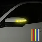 Наклейки на автомобильное зеркало заднего вида светоотражающая лента для автомобиля Стайлинг для Toyota Land Cruiser Camry Prado Prius Yaris Corolla Vitz