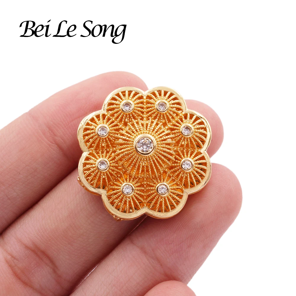 

Women's ring jewellery luxury rings for women accessories flowers gold color rings wedding resizable ring bridal gifts French