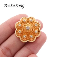 womens ring jewellery luxury rings for women accessories flowers gold color rings wedding resizable ring bridal gifts french