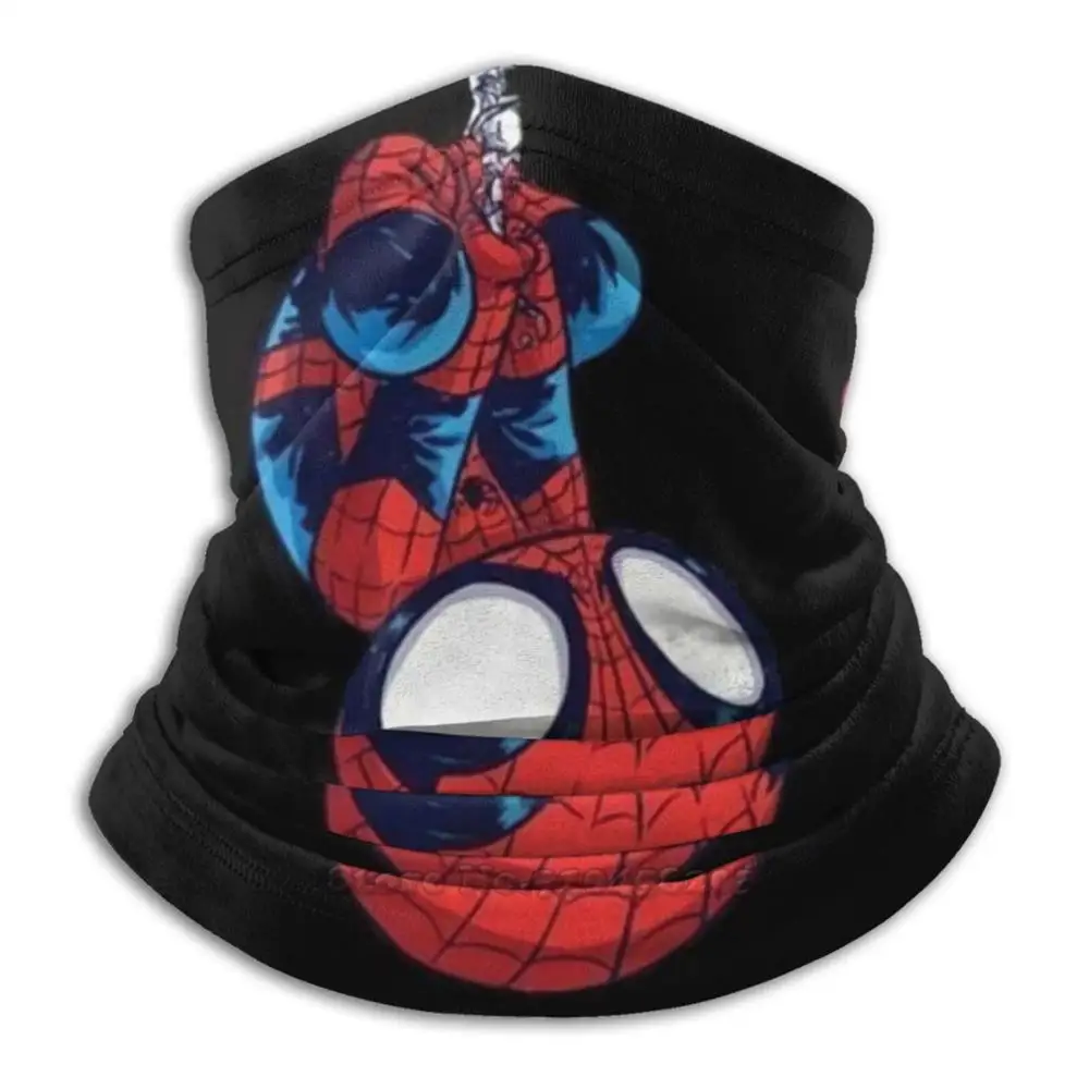 

Spider Superhero Microfiber Neck Warmer Bandana Scarf Face Mask Super Hero Spider Man Peter Cloth Arachnid Strength Strong Red
