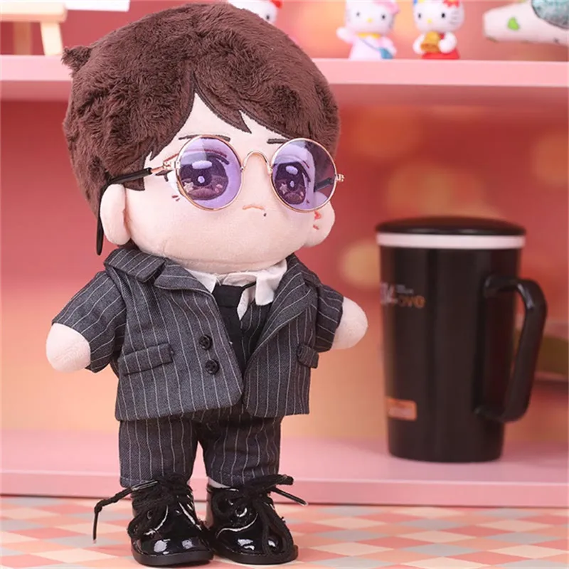 EXO Star-ropa occidental para mu&ntilde;ecas, ropa de felpa de 20cm, cinco piezas, accesorios para mu&ntilde;ecas de 20CM-4