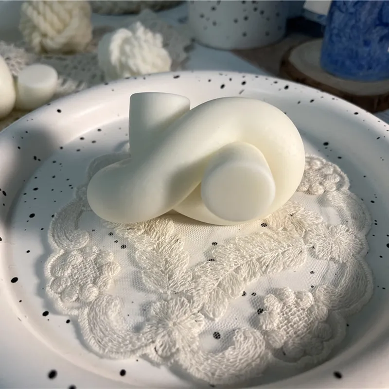 

New DIY Candle Mould Soy Wax Silicone Candle Mold Aromatherapy Molds for Plaster 3D Hand-made Soy Aroma Wax Soap Mold