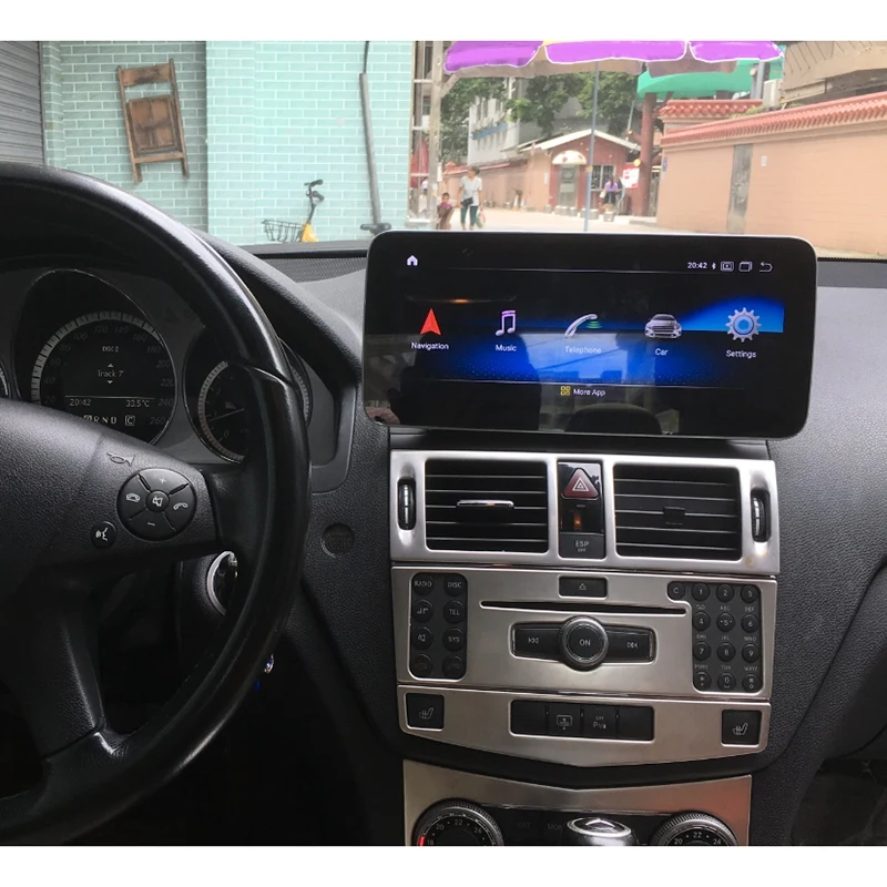 10 25 дюймовый автомобильный навигационный пресс экран для Mercedes Benz Class W204 C207 2008 до