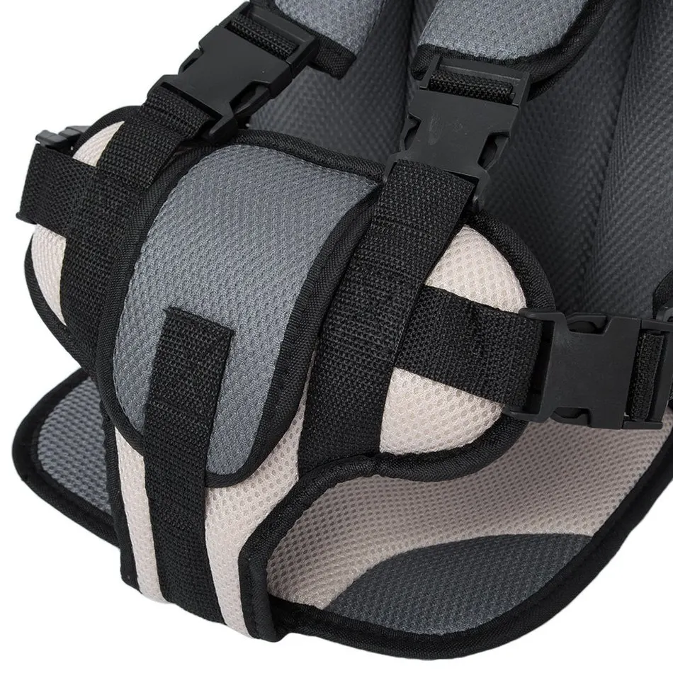 Детское автокресло портативное безопасное сиденье для детей 9-12 лет пятиточечное