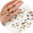 100 шт.лот 4*7 мм Соединитель с двумя головками для самодельного ожерельябраслета ручной работы