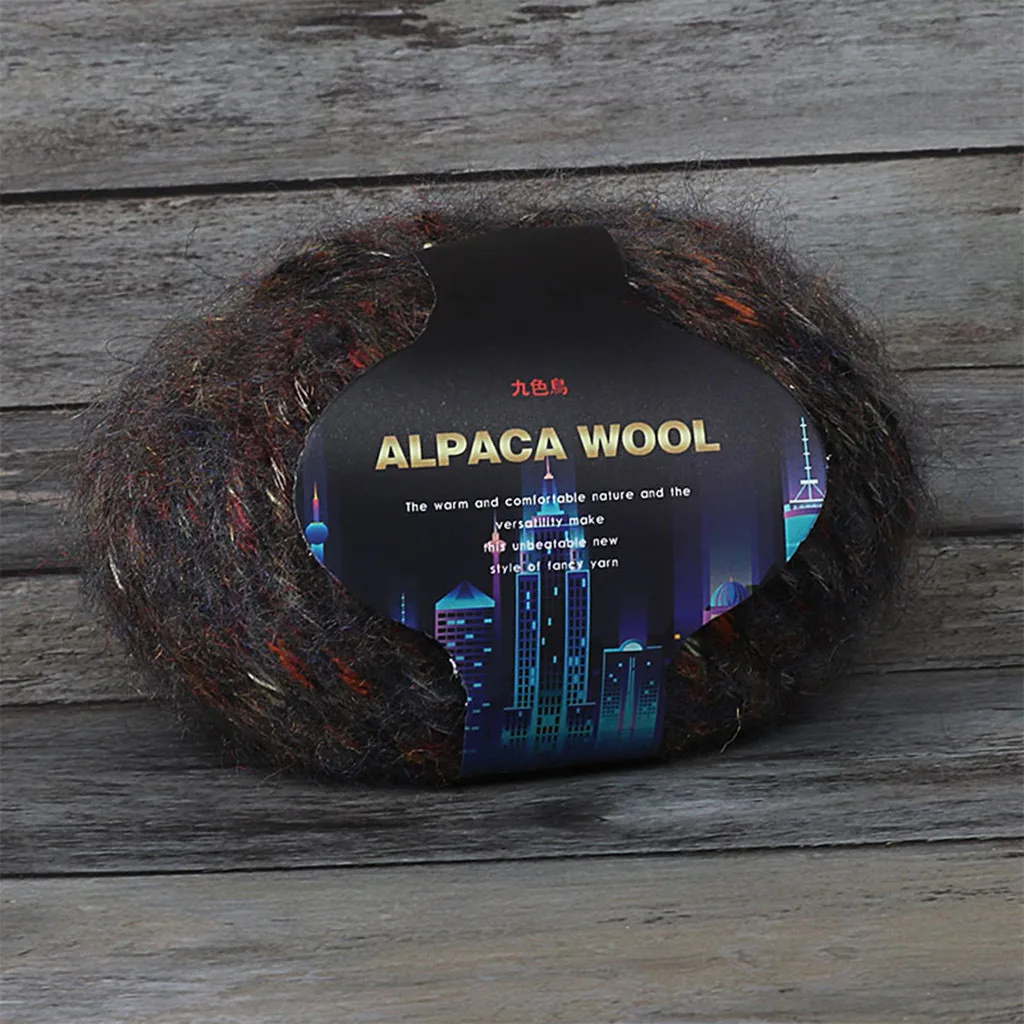 Красочные Alpacawool ручной вязки пальто свитер шарф линии из толстой шерсти инновационные и удобные товары для дома