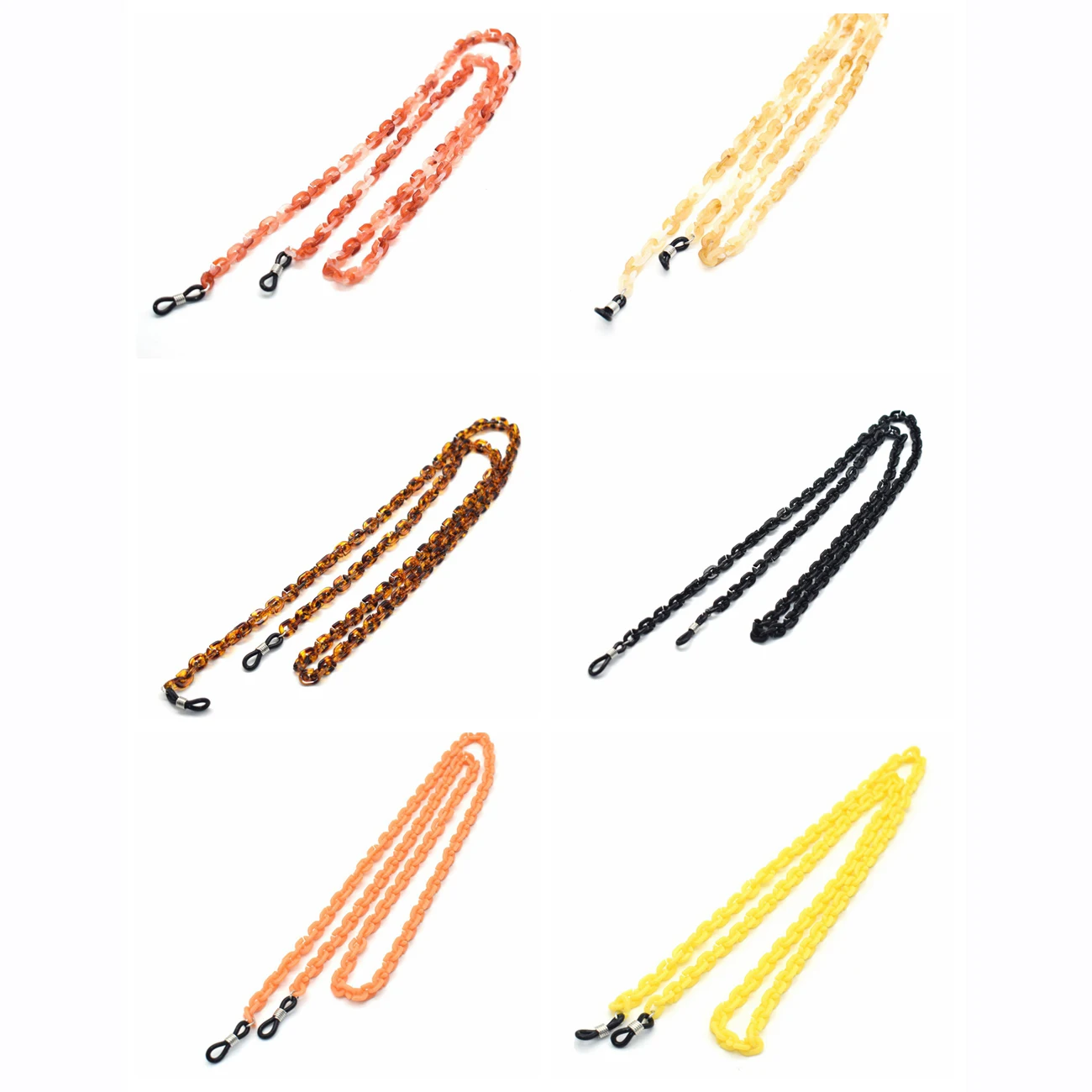 JOYA 6 шт цепочки для очков акриловые модные ретро очки женщин 28 8 дюймов