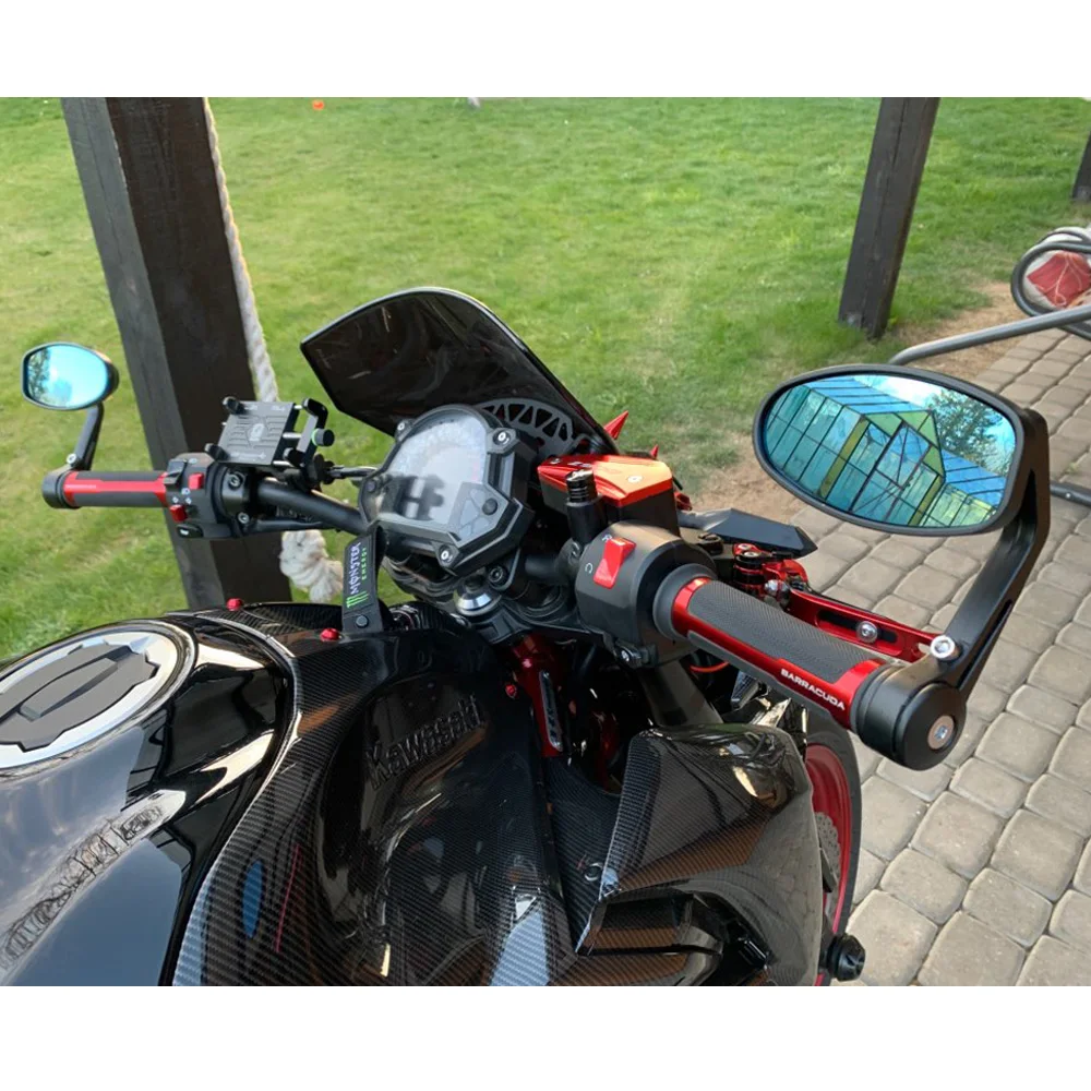 Универсальные боковые зеркала заднего вида для мотоциклов 22 мм 7/8 дюйма KTM Honda Yamaha
