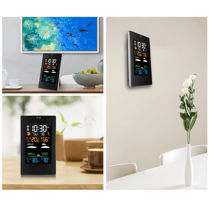 BESTWireless метеостанция цифровая станция прогноза Крытый Открытый термометр с