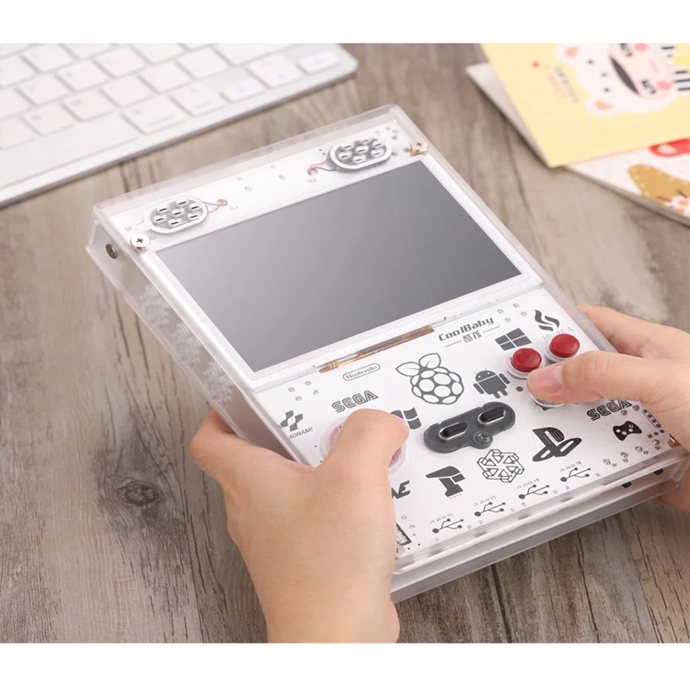 Новый 5-дюймовый ЖК-дисплей Raspberry Pi RetroPie игровая консоль 10000 + игр | Компьютеры и