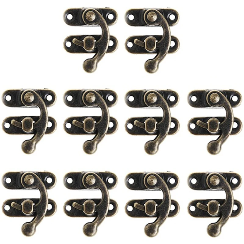 10 шт./лот античный замок изогнутая Пряжка рог застежка крюк сумка аксессуары