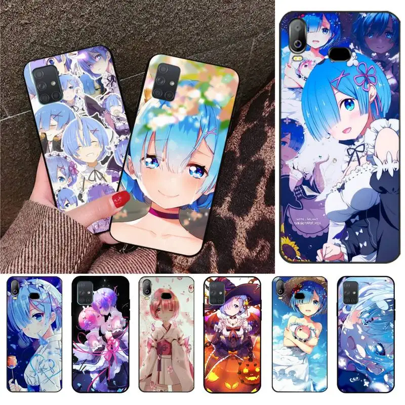 

Anime Re ZERO Ram Rem In Another World Phone Case For Samsung Galaxy A01 A11 A31 A81 A10 A20 A30 A40 A50 A70 A80 A71 A91 A51
