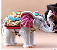 micro taiwan jiaozhi pottery jewelry elephant ornaments marriage gifts living room decorations decorative prop crafts