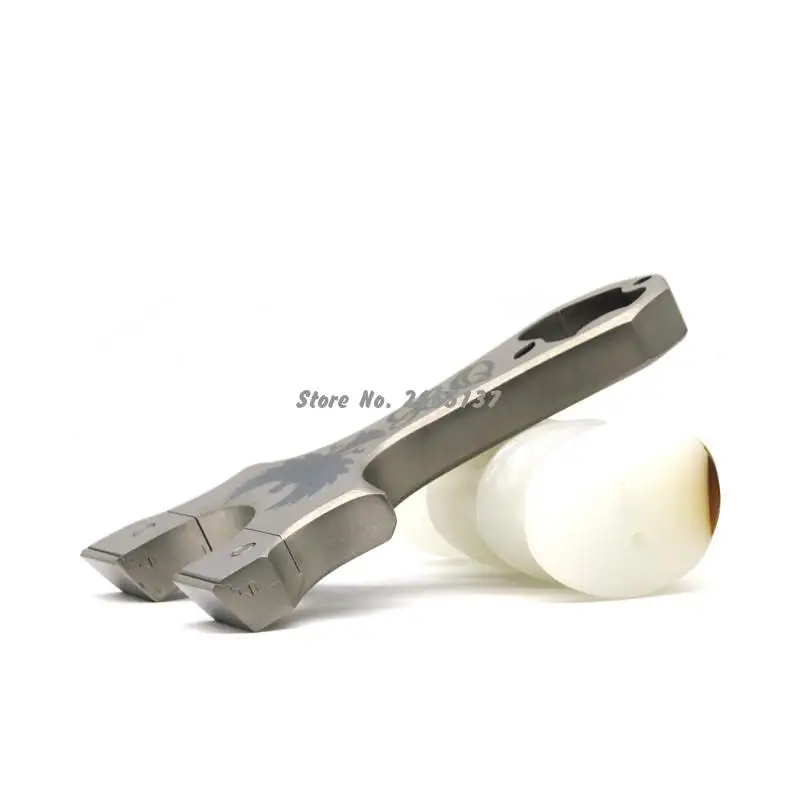 

New Powerful Slingshot Cnc Stainless Steel Wire Cutting Slingshot Catapult Pricision Hunting Slingshot With Flat Rubber Band