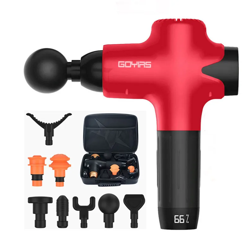 

2021 New Design Massage Gun Massager for Muscle Pain Body Neck Fascial Gun Relaxation Slimming Shaping Pain Relief