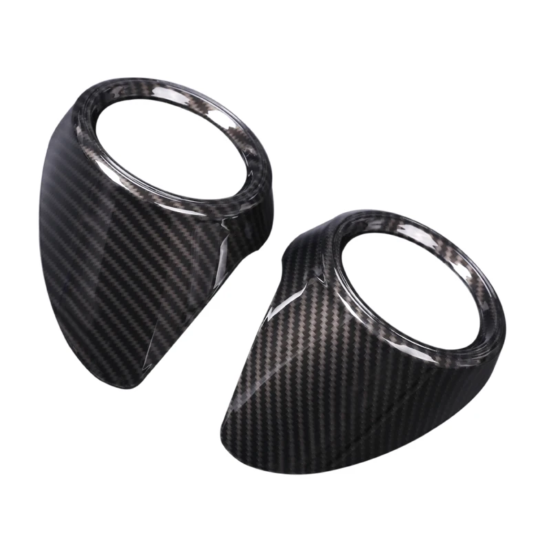 2 шт. углеродного волокна стиль для Alfa Romeo Giulia 2017 2018 ABS пластик задний ряд Крышка