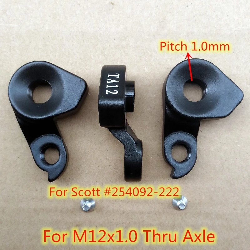 

2pc Bicycle derailleur hanger For Scott #TA12 Scott Contessa Spark Aspect eRide E-Contessa E-Genius Strike eRide dropout M12x1.0