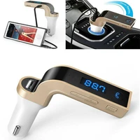 1pc Car Kit Bluetooth Handsfree Transmitter Radio MP3 Player USB Charger Car Phone Charger Adapter Kit Car Accessories