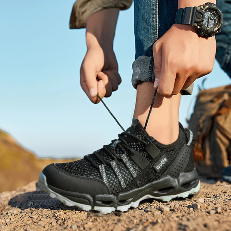 Новинка Мужская походная обувь для улицы женская скалолазания треккинга Uniesx