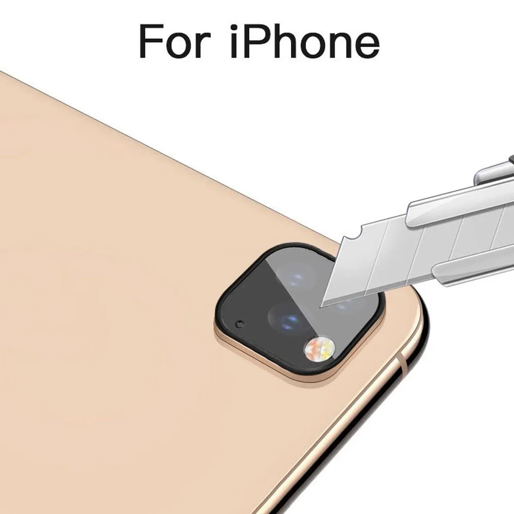 Алюминиевый сплав наклейка на Рассеиватель камеры для IPhone X Seconds Защитная пленка