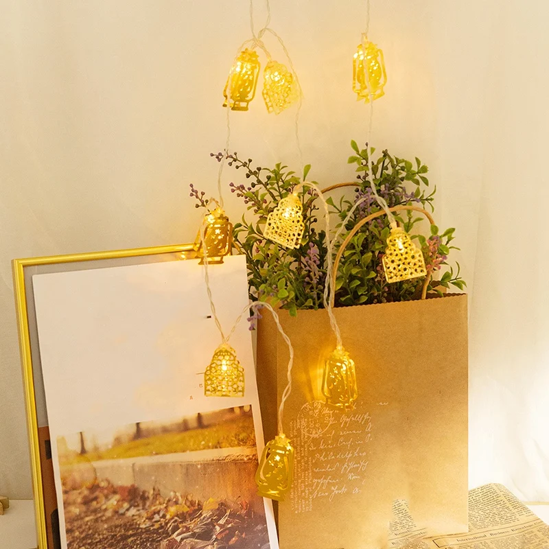 

Ramadan Decoration Moon Star String Light LED Fairy Lights Room Curtain Garland for Eid Mubarak Muslim