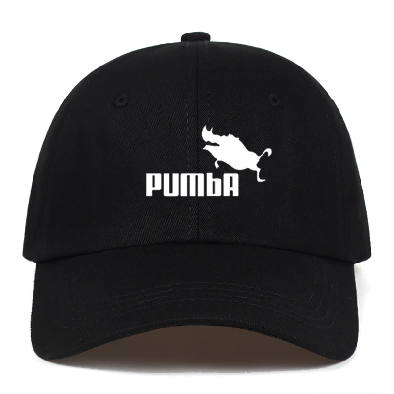 Бейсболка Pumba для мужчин и женщин повседневная мультяшная Кепка с вышивкой