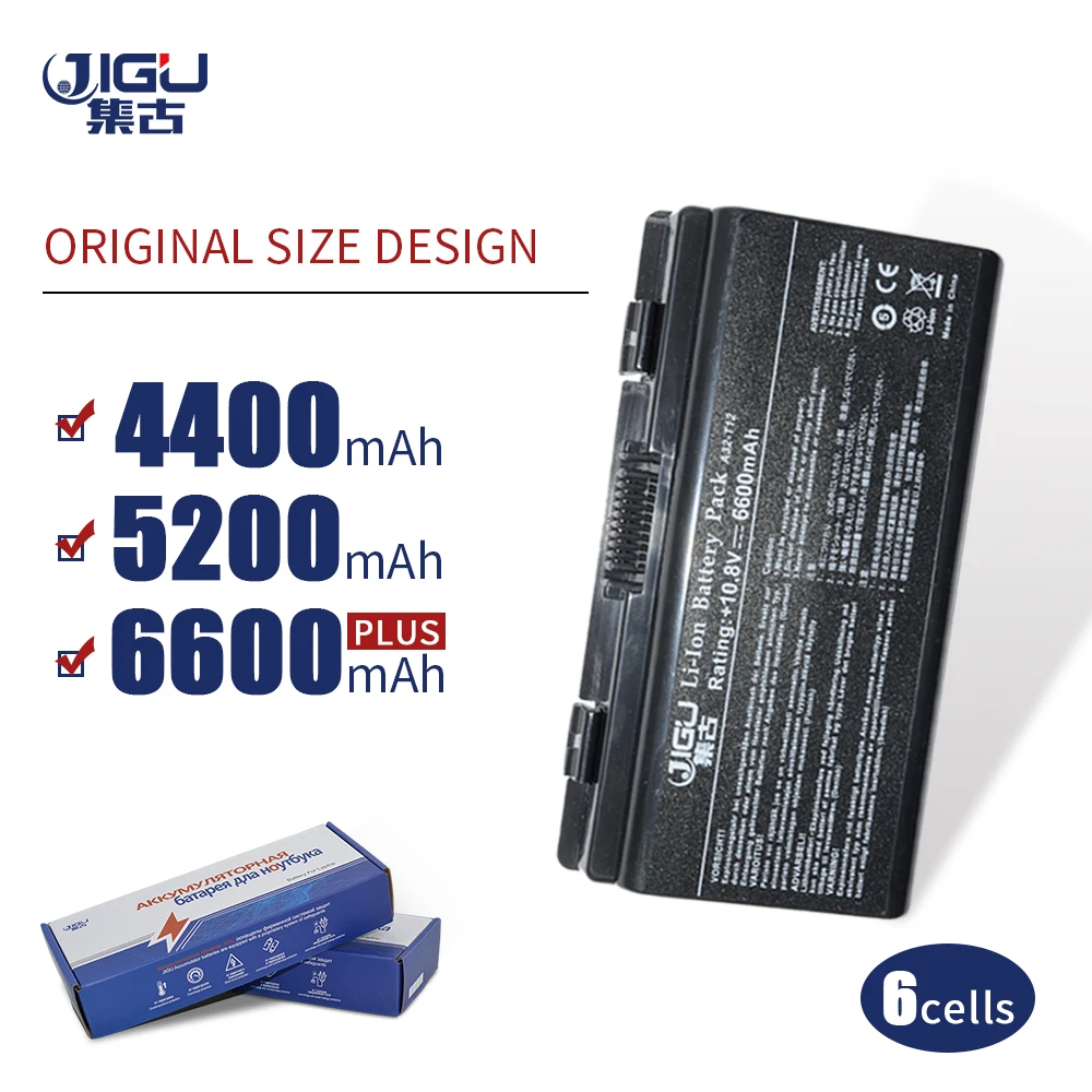 

JIGU Laptop Battery For Asus 90-NQK1B1000Y A32-T12 A32-X51 T12 T12C T12Er T12Fg T12Jg T12Mg T12Ug X51H X51L X51R X51RL X58 X58C