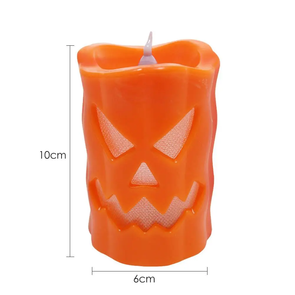 

Halloween Decoration Lamp LED Candle Light Glowing Pumpkin Night Light Props for Party Bar Decoration