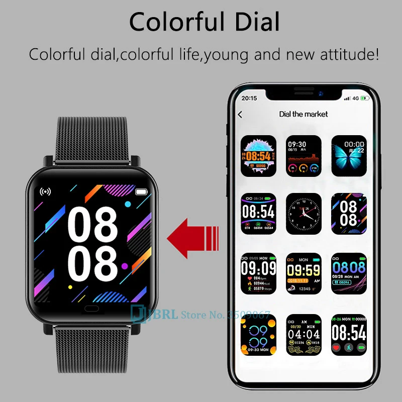 new smart watch men women smartwatch fitness bracelet tracker watch for android ios sport clock waterproof fitness smart watch free global shipping