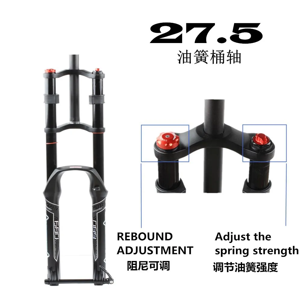 

HIMALO mountain bike shock absorber front fork shoulder front fork 26/27.5/29 "DH AM FR damping adjustable